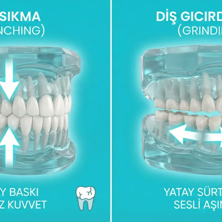 diş sıkma ve diş gıcırdatma arasındaki farklar nelerdir