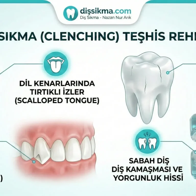 dişimi sıkıyor muyum farkında olmadan dişlerinizi kenetlendiğinizi gösteren gizli belirtiler