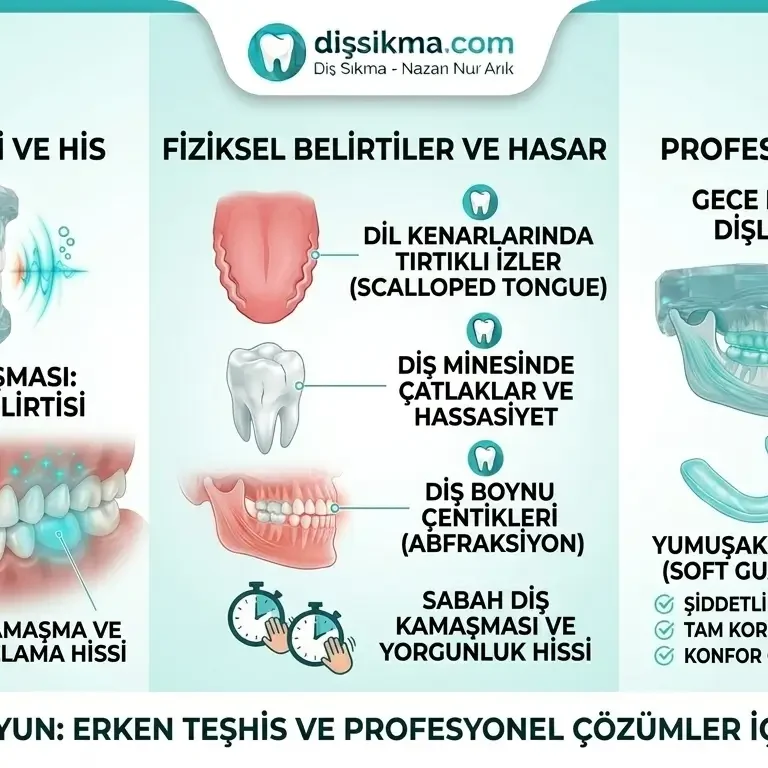 sabahları dişlerde kamaşma hissi gizli diş sıkma belirtisi olabilir mi